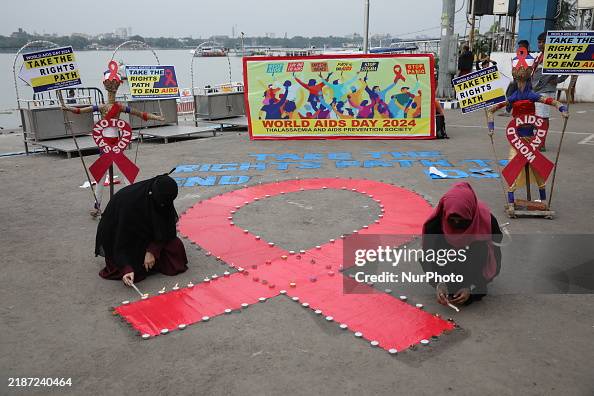 World AIDS Day Awareness Campaign In Kolkata, India World AIDS Day Awareness Campaign In Kolkata, India