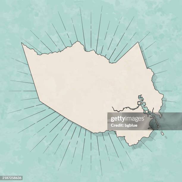 harris county, texas. map in retro vintage style - old textured paper - harris county stock illustrations