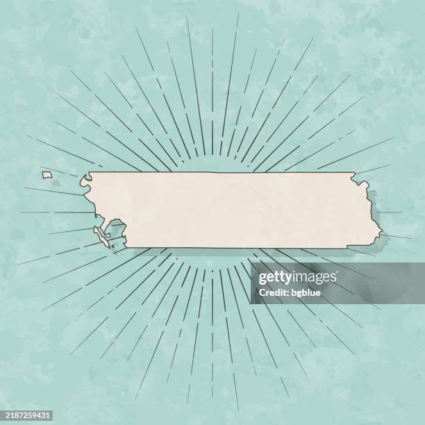 whatcom county, washington. map in retro vintage style - old textured paper - bellingham washington state stock illustrations