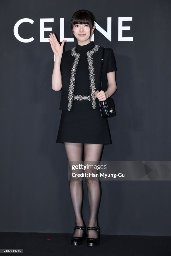 Celine brand ambassador, actress and singer Suzy poses for a... News ...