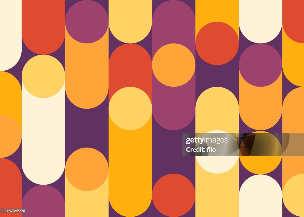 Dot Dash Vertical Abstract Background Shapes