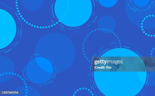 bildbanksillustrationer, clip art samt tecknat material och ikoner med circle abstract modern shapes background - regn