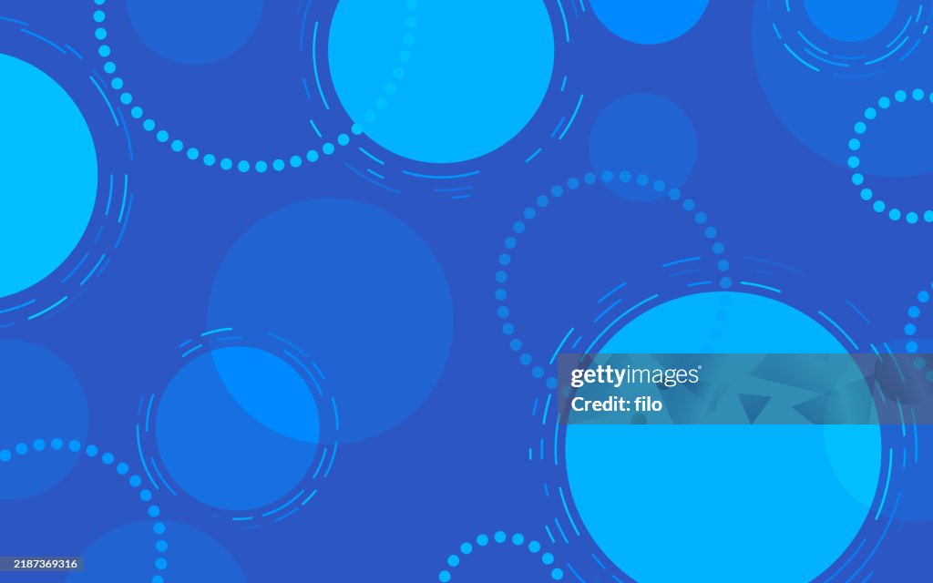 Circle Abstract Modern Shapes Background