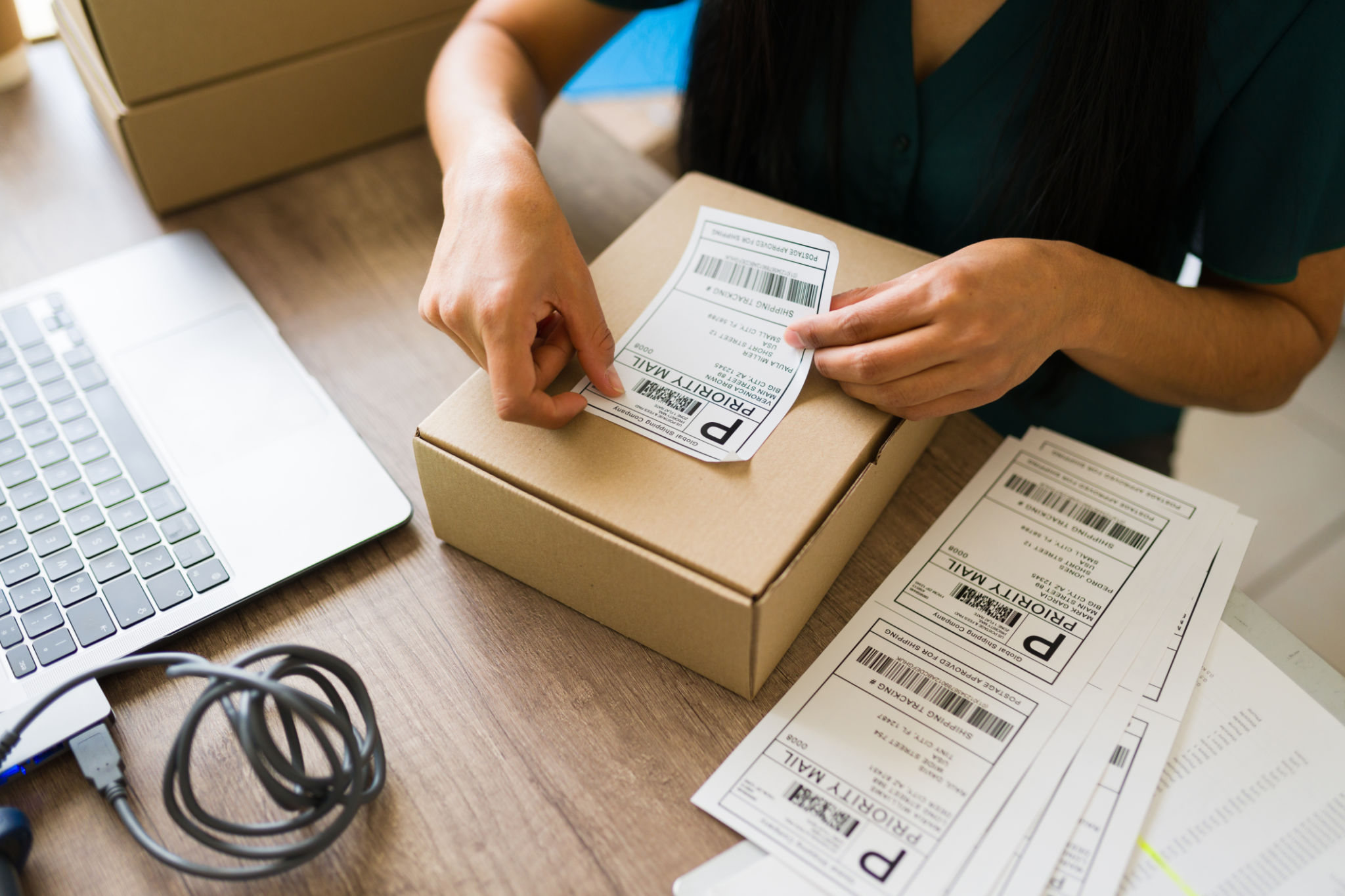 shipping labels