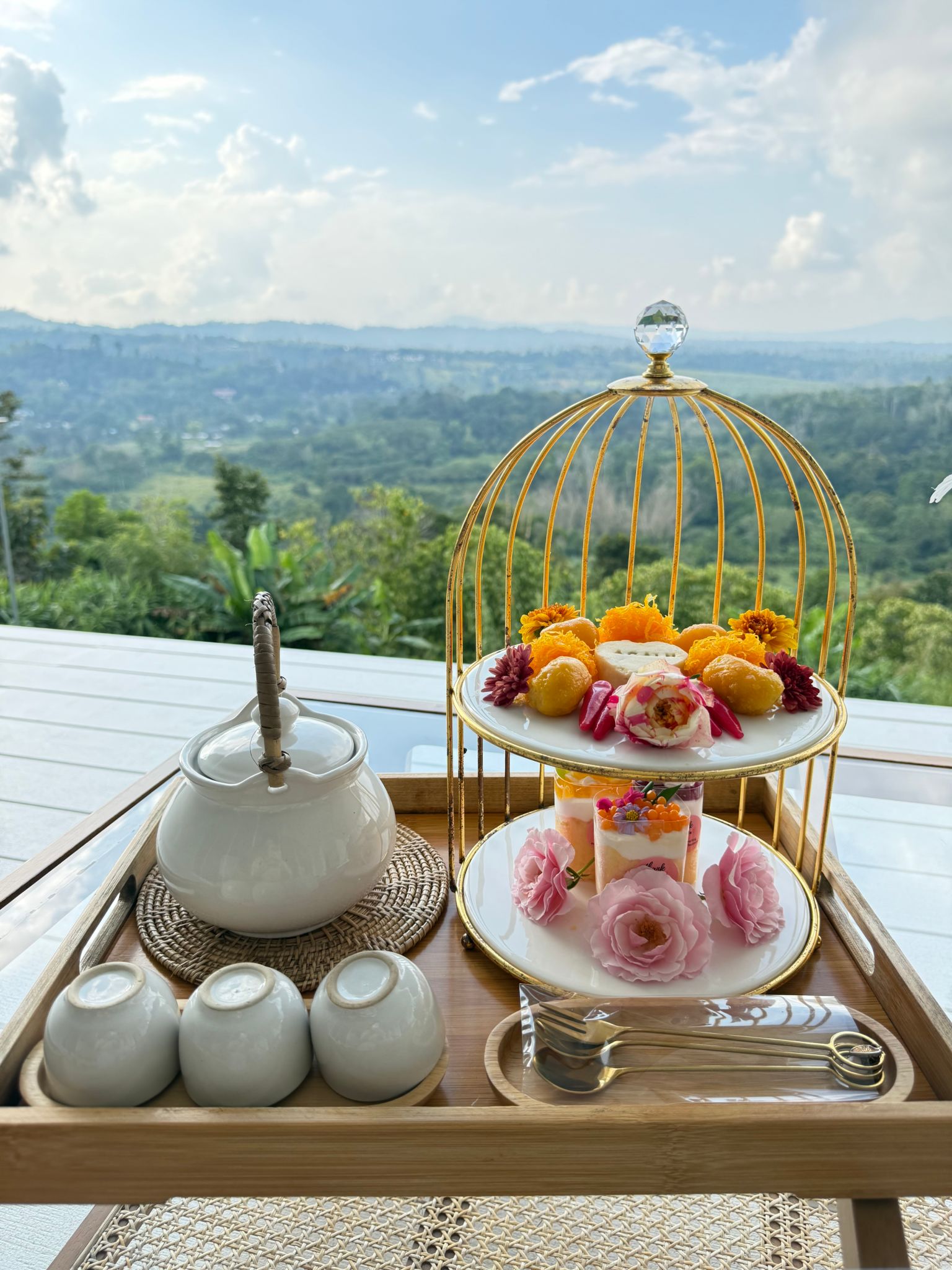 mountain view dessert