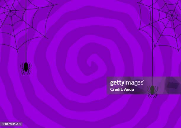 illustrazioni stock, clip art, cartoni animati e icone di tendenza di illustrazione orizzontale dello sfondo di halloween in stile piatto - halloween