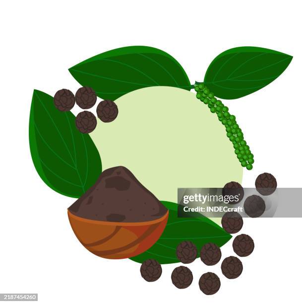 black pepper - black pepper stock illustrations