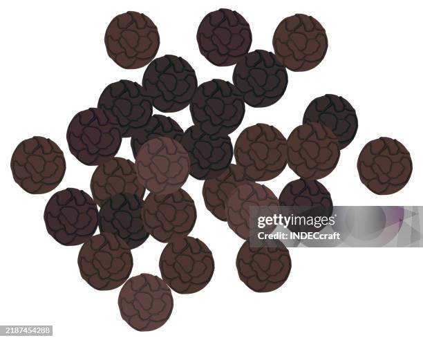 black pepper - capsicum stock illustrations