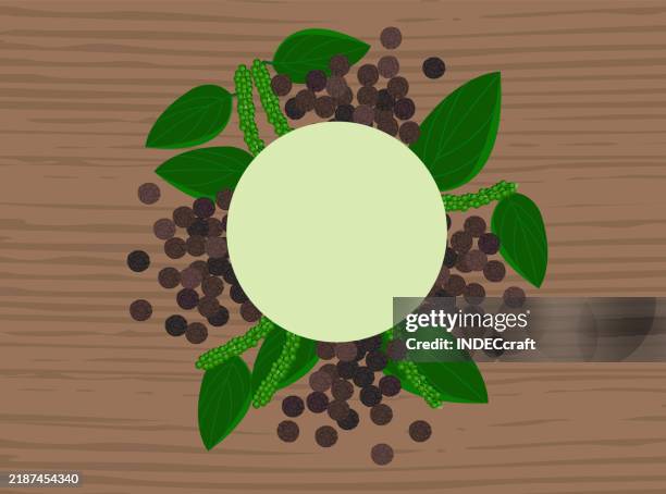 black pepper - black pepper stock illustrations