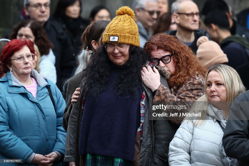Late Comedian Janey Godley Makes 'Final Tour' As Hearse Processes Through Edinburgh