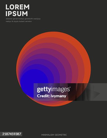 Simple geometric neon colors round blend gradient pattern Simple geometric neon colors round blend gradient pattern
