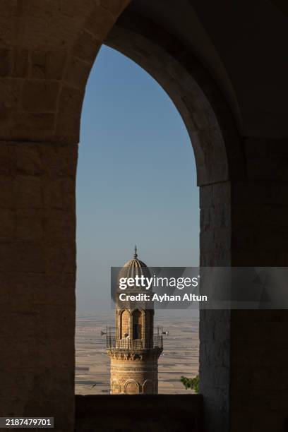 great mosque of mardin in southeastern anatolia of turkey - mardin stock pictures, royalty-free photos & images