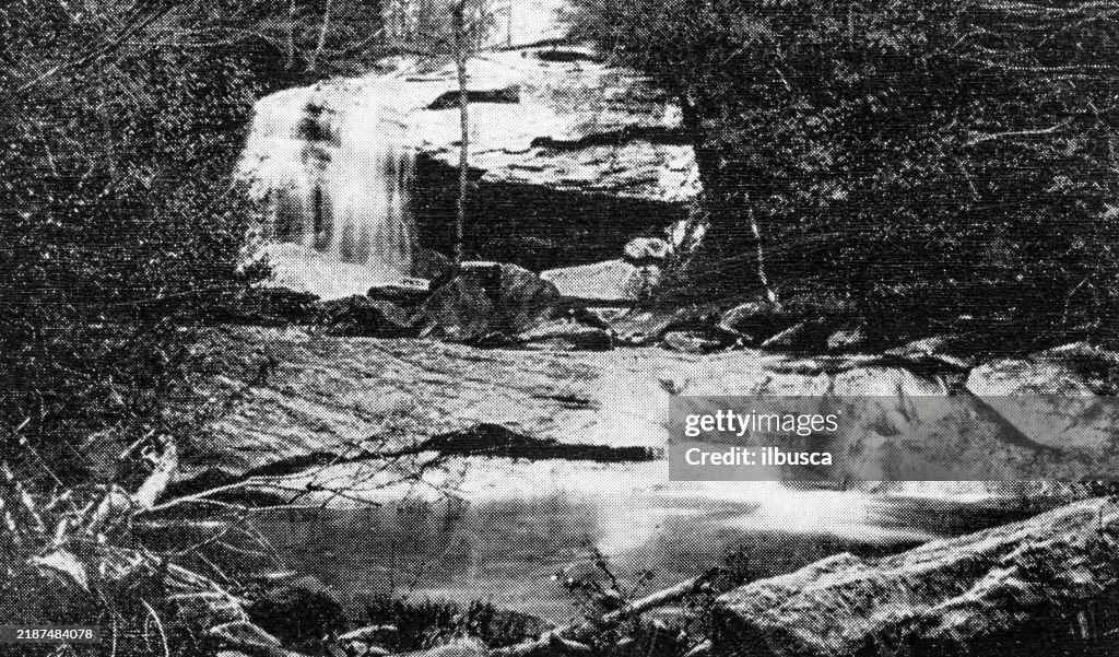 Antique image of Franklin County, Massachusetts: Chapel Falls, Ashfield