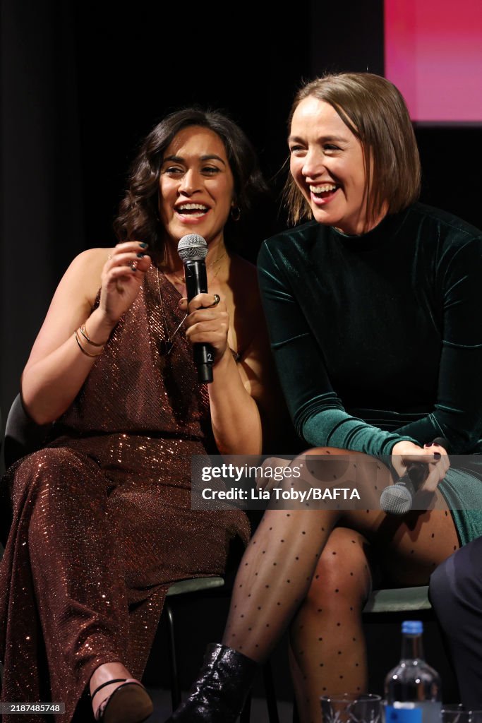 Emily Ransom Emily Lloyd-Saini and Jessica Ransom on stage during Young BAFTA ...