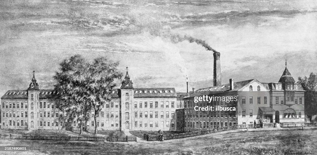 Antique image of Franklin County, Massachusetts: Belding's Mill, Northampton