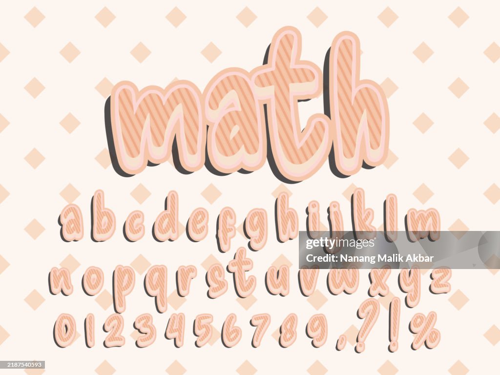 Creative Math Texts 3d Math Editable Text Effect High-Res Vector Graphic - Getty Images