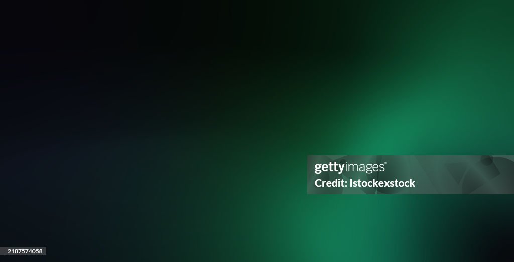 Abstract smooth green light background
