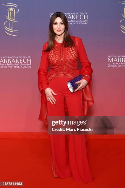 Monica Bellucci attends the Ceremony during Day Two Of the 21st Marrakech International Film Festival on November 30, 2024 in Marrakech, Morocco.