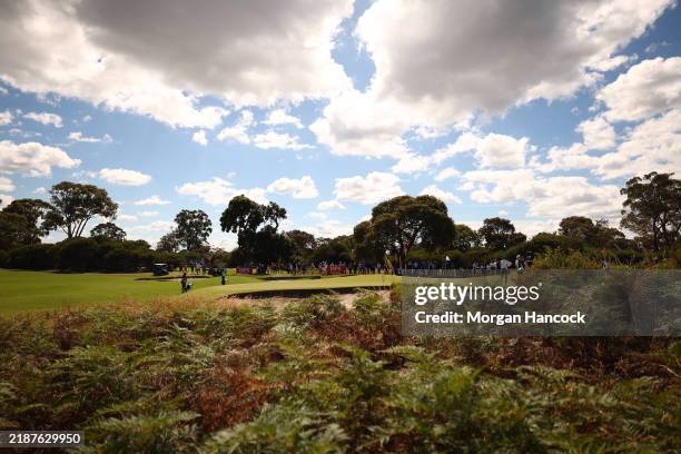 General view of the first green on day four of the ISPS Handa Australian Open 2024 at Kingston Heath Golf Club on December 01, 2024 in Melbourne,...