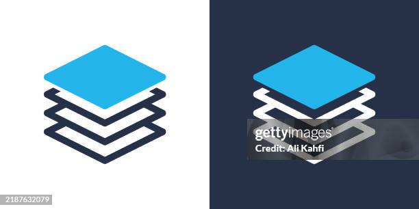layer icon. solid icon vector illustration. for website design, logo, app, template, ui, etc. - tiered stock illustrations