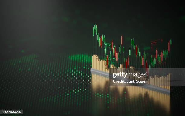 graph stock chart börse digital fui - geldwechsel stock-fotos und bilder