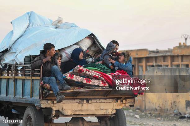 Under An Agreement With The Opposition, The Syrian Democratic Forces Withdrew From The Neighborhoods Of Tal Rifaat And Several Nearby Villages, Along...