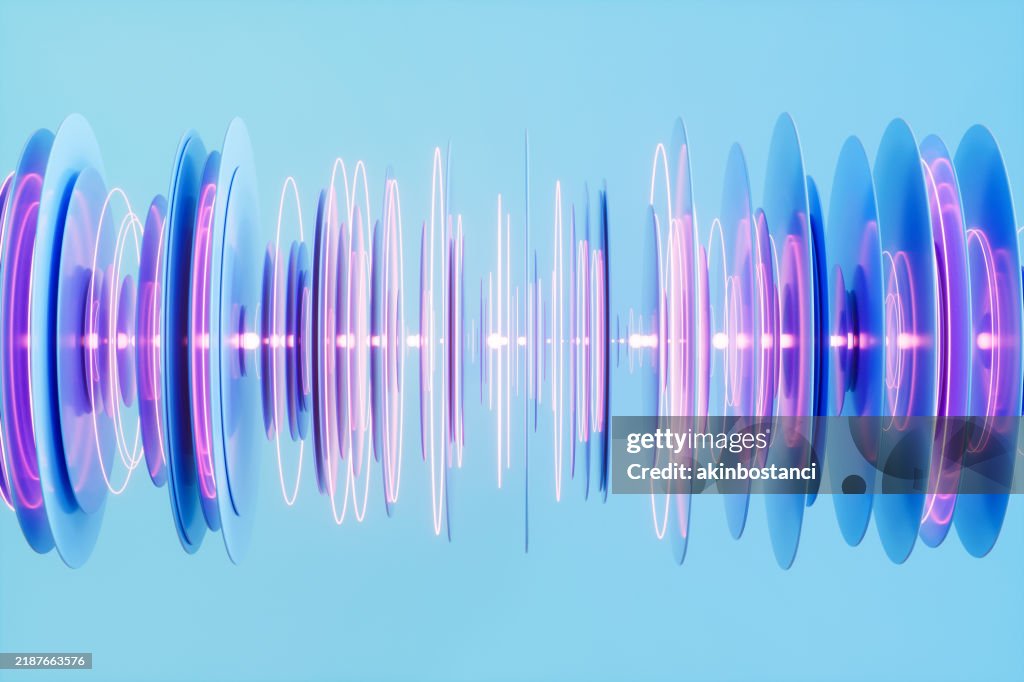 Hintergrund der Technologie der künstlichen Intelligenz, fließende Kreise