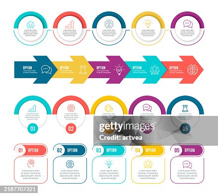 Infographic elements, timeline Infographic elements, timeline