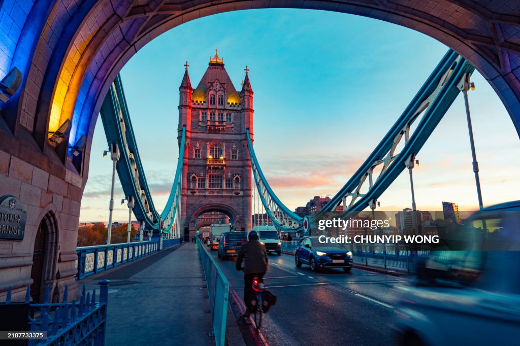 Tower bridge in London