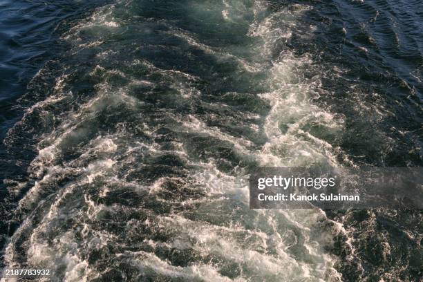 aerial view of ocean waves - freshwater stock pictures, royalty-free photos & images
