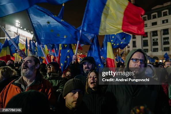 Pro-Europe Rally Held In Bucharest, Ahead Of Presidential Election Runoff Pro-Europe Rally Held In Bucharest, Ahead Of Presidential Election Runoff
