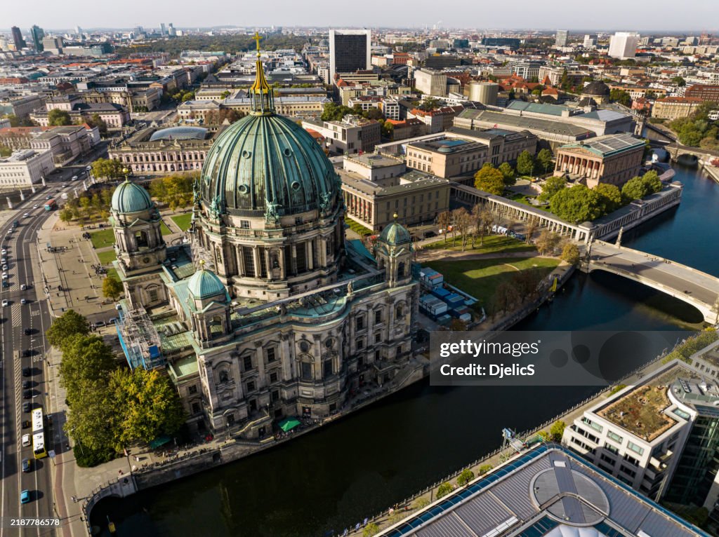 Aerial view of Berlin, Germany