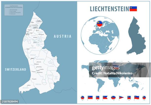 Detailed Map With Regions And Cities Set Of Flags Globe Detailed Map With Regions And Cities Set Of Flags Globe Country Outline 