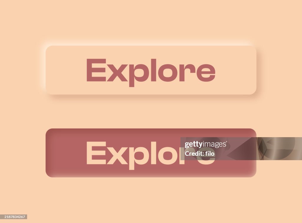 Explore Button Sign High-Res Vector Graphic - Getty Images