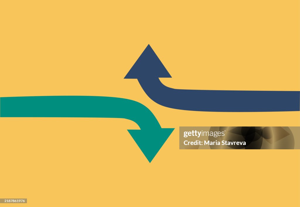 Conflict of inerest concept illustration