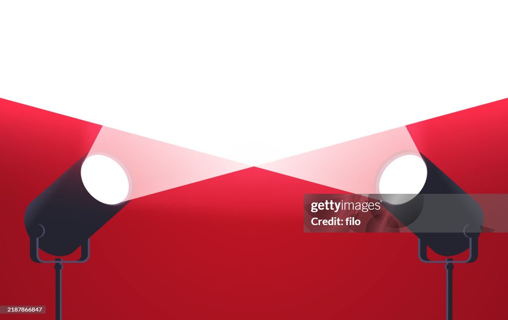 Roter Flutlicht-Hintergrund