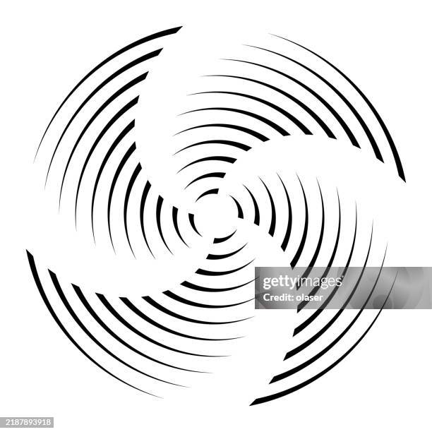 abstract black and white swirl design. - propeller stock illustrations