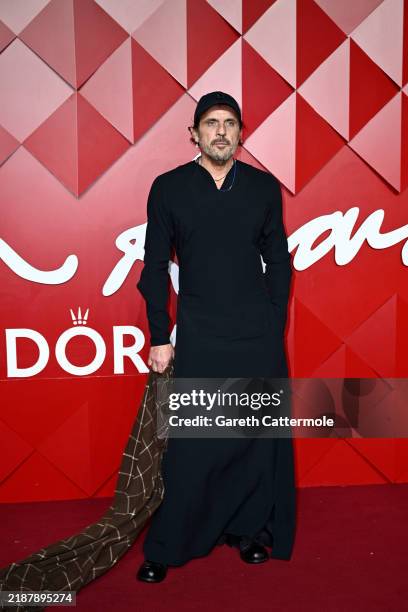 Andreas Kronthaler attends The Fashion Awards 2024 Presented by Pandora at the Royal Albert Hall on December 02, 2024 in London, England.