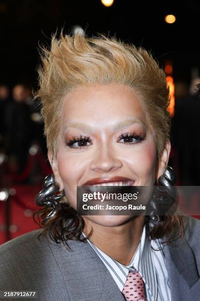 Rita Ora is seen arriving at The Fashion Awards 2024 Presented by Pandora at the Royal Albert Hall on December 02, 2024 in London, England.