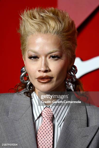 Rita Ora attends The Fashion Awards 2024 presented by Pandora at the Royal Albert Hall on December 02, 2024 in London, England.