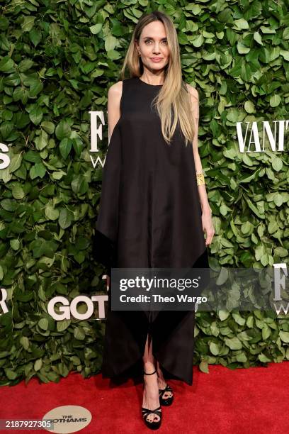 Angelina Jolie attends The Gothams 34th Annual Film Awards at Cipriani Wall Street on December 02, 2024 in New York City.