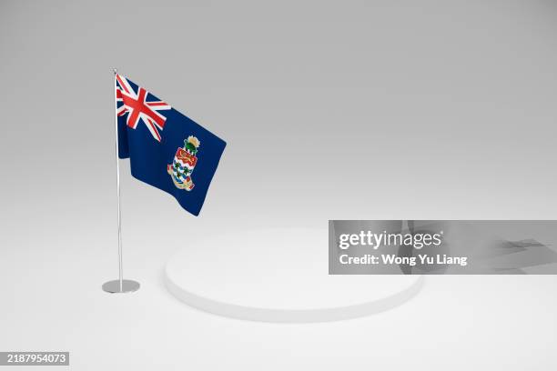 Bandiera Da Tavolo Isole Cayman 15x10cm - Con Asta E Base, Poliestere - Foto 10