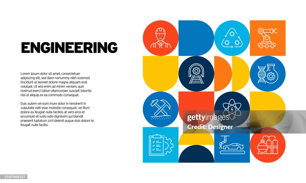 Engineering Related Figure Engineering Related Vector Illustration Engineer Technology Technician ...