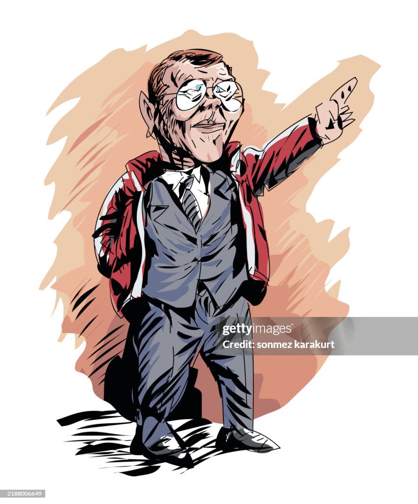 The technical director coach gestures with his hand