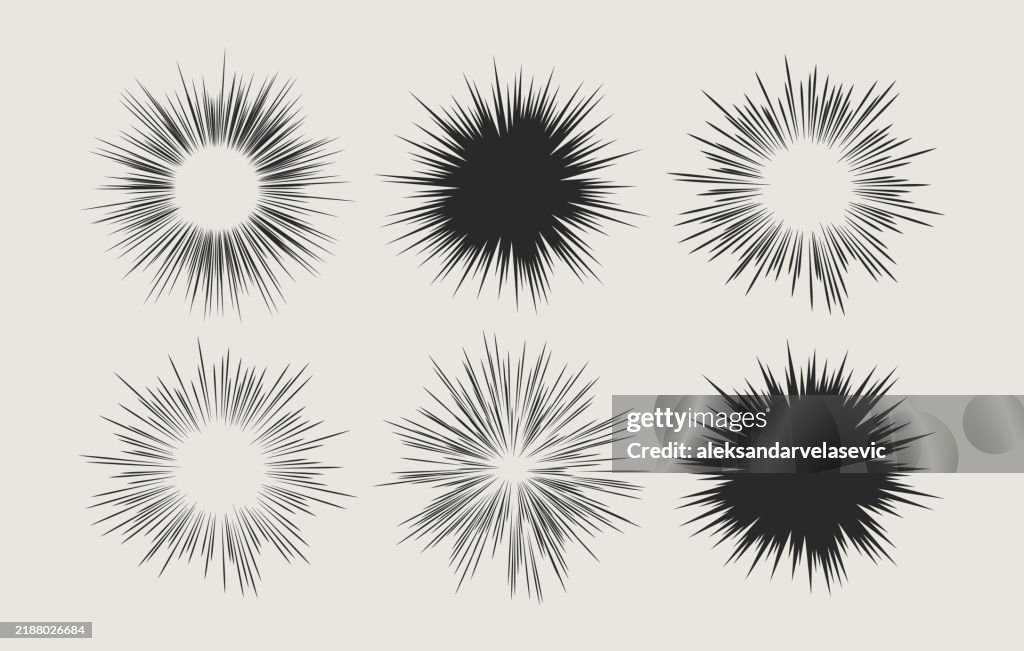 Explosion Burst Pattern Explosion Burst Design Elements High-Res Vector Graphic - Getty Images