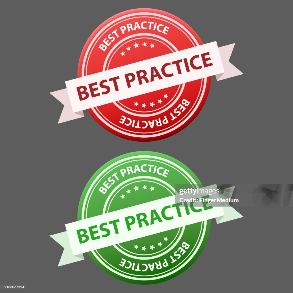 Best Practoce Best Practice Stamp Vector Set High-Res Vector Graphic - Getty Images