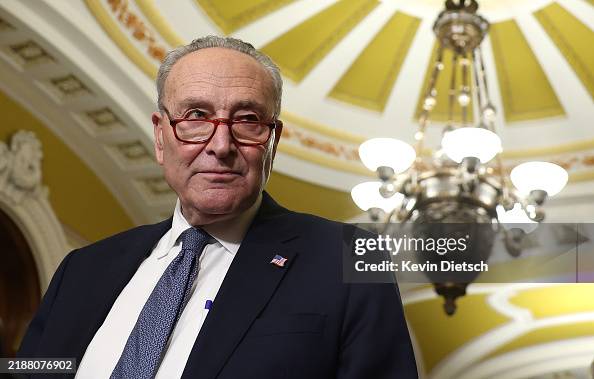 Shumer Congressman U.S. Senate Majority Leader Charles Schumer speaks following the ...