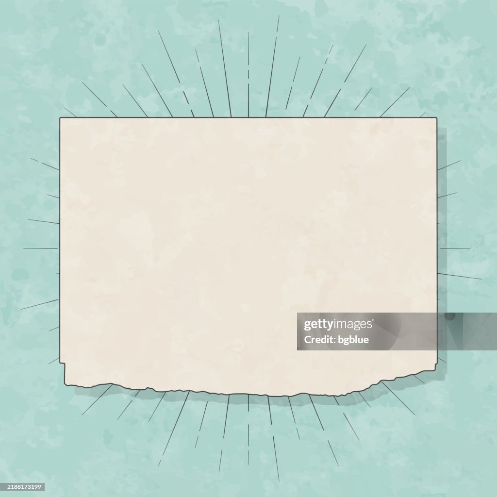 Buffalo County, Nebraska. Map in retro vintage style - Old textured paper