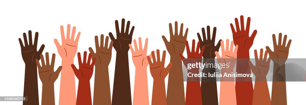 Hand Rased Up Hands Raised Up High-Res Vector Graphic - Getty Images