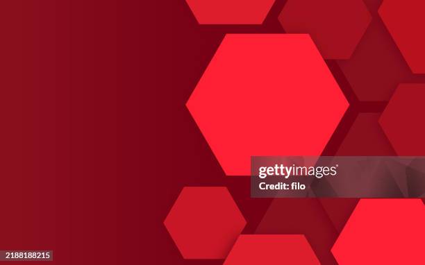 modern hexagon design background frame edge - hexagon shape pattern stock illustrations